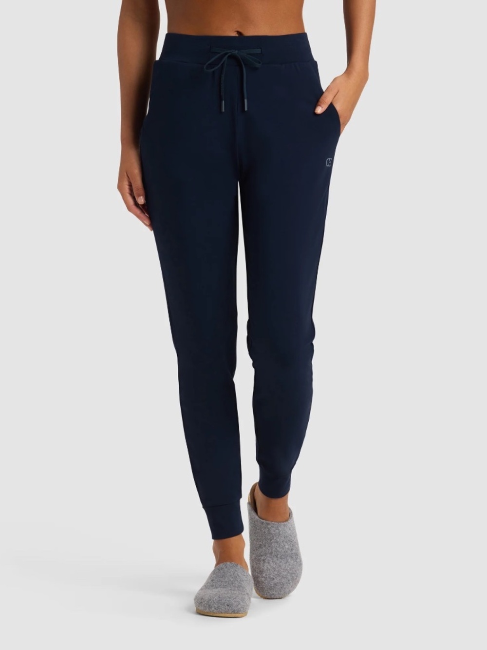 Large, Cozy Earth, Navy, Joggers